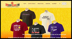 Desktop Screenshot of dogshirtstore.com